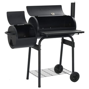 vidaXL Smoker Klassischer Holzkohlegrill Barbecue Smoker