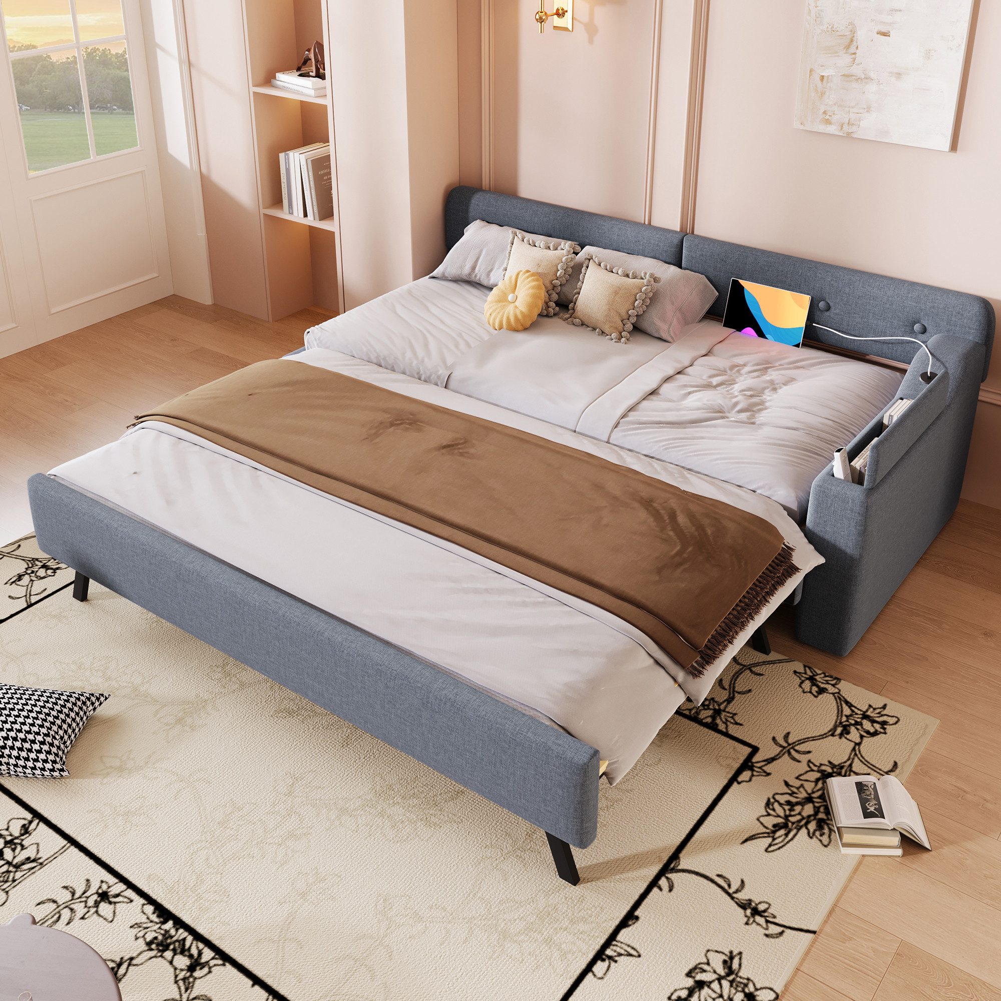 Flieks Polsterbett, Daybett Schlafsofa 90x200cm mit günstig online kaufen