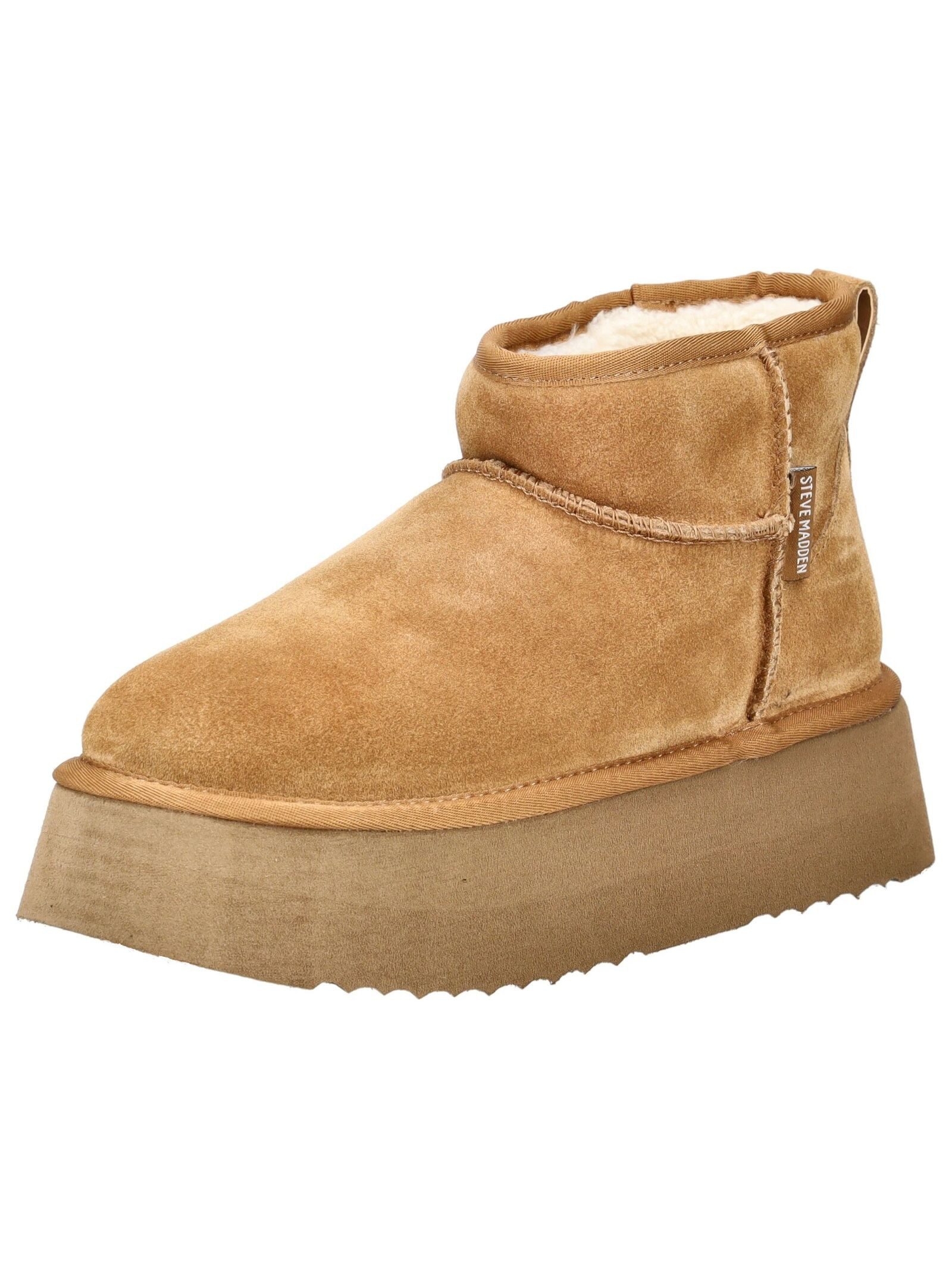 STEVE MADDEN STEVE MADDEN Stiefelette Veloursleder Plateaustiefelette