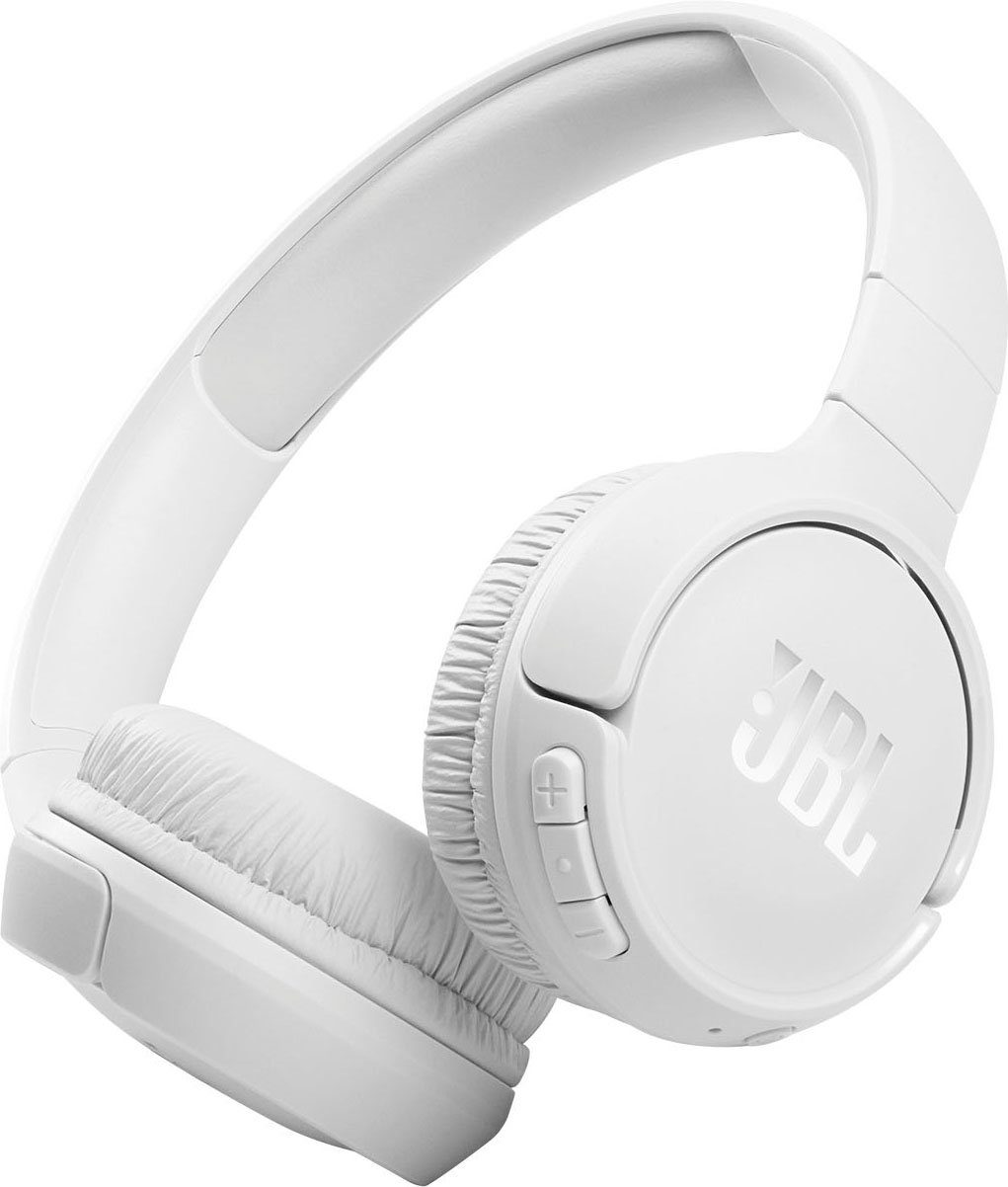 JBL TUNE T510 BT On-Ear-Kopfhörer (Sprachsteuerung, kompatibel mit Siri, Google Now, Google Assistant, Siri) weiß