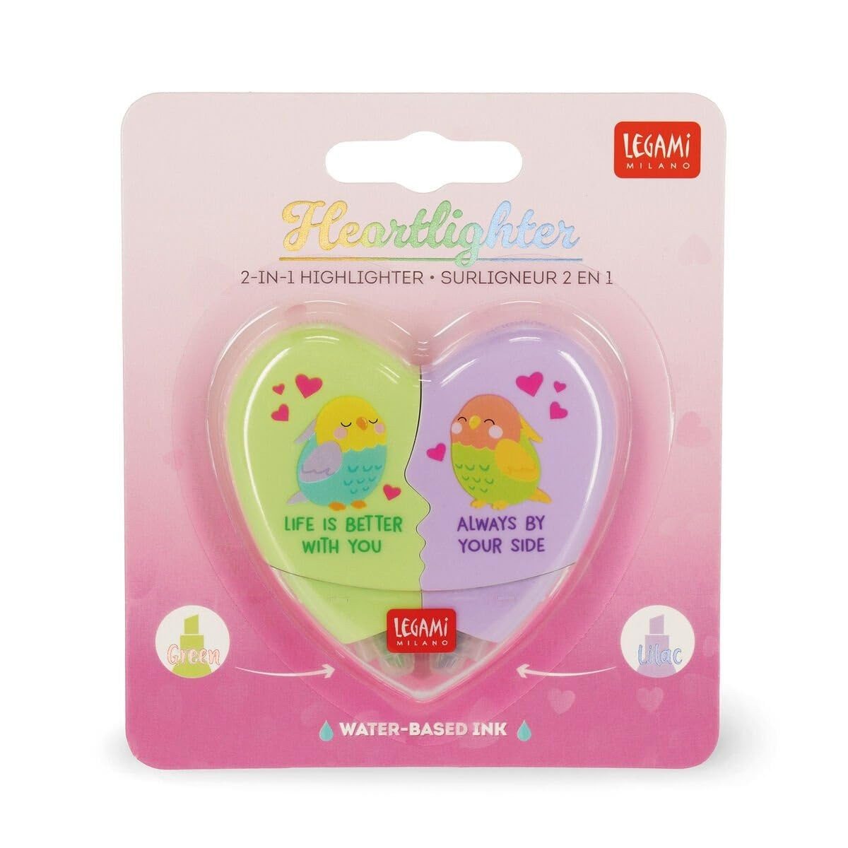 Legami Filzstift Legami - Textmarker 2 in 1 - Heartlighter