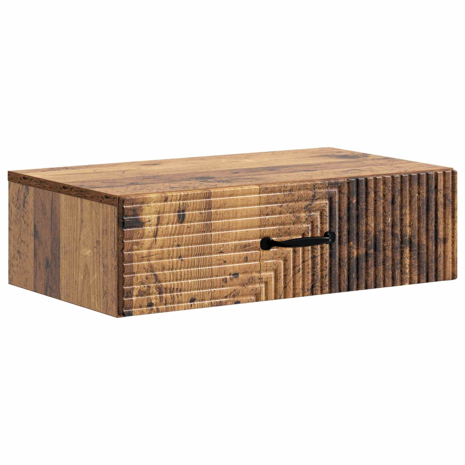 vidaXL Schranksystem Wandmontierter Beistelltisch 59 x 34,5 x 17 cm Holzwerkstoff (1-St)