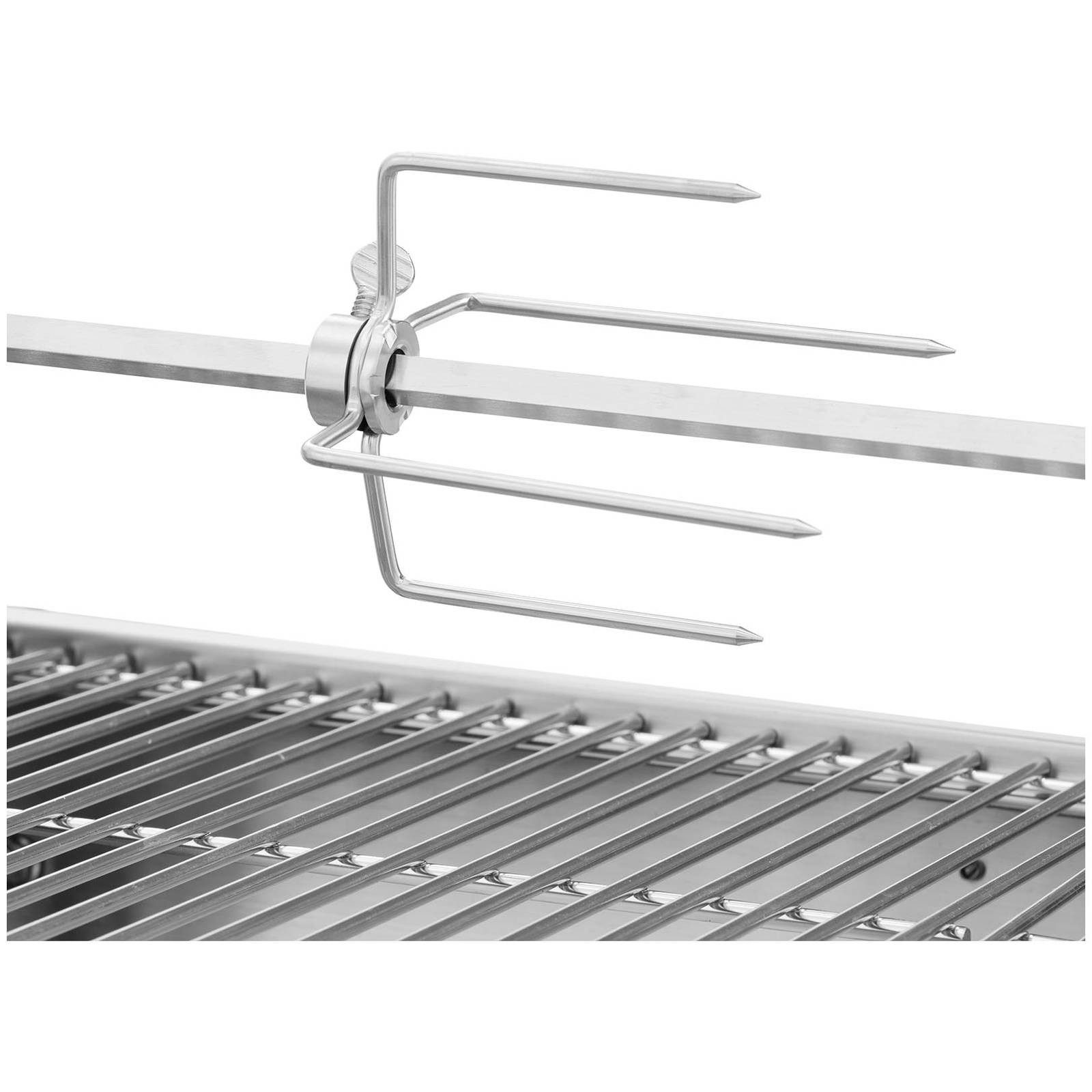 Royal Catering Grillspieß Spießbratengrill Spießgrill Holzkohle höhenverstellbar Grillmotor 15 – Bild 5 von 5