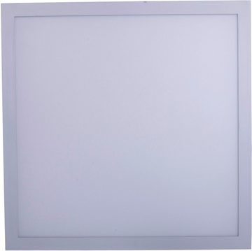 näve LED Panel Nicola, LED fest integriert, Neutralweiß, Aufbaupanel weiß 45x45cm, H: 6cm, 120 LED, Lichtfarbe neutralweiß