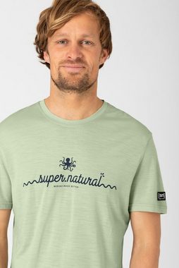 SUPER.NATURAL T-Shirt Merino T-Shirt M OCTO TEE sportlicher Merino-Materialmix