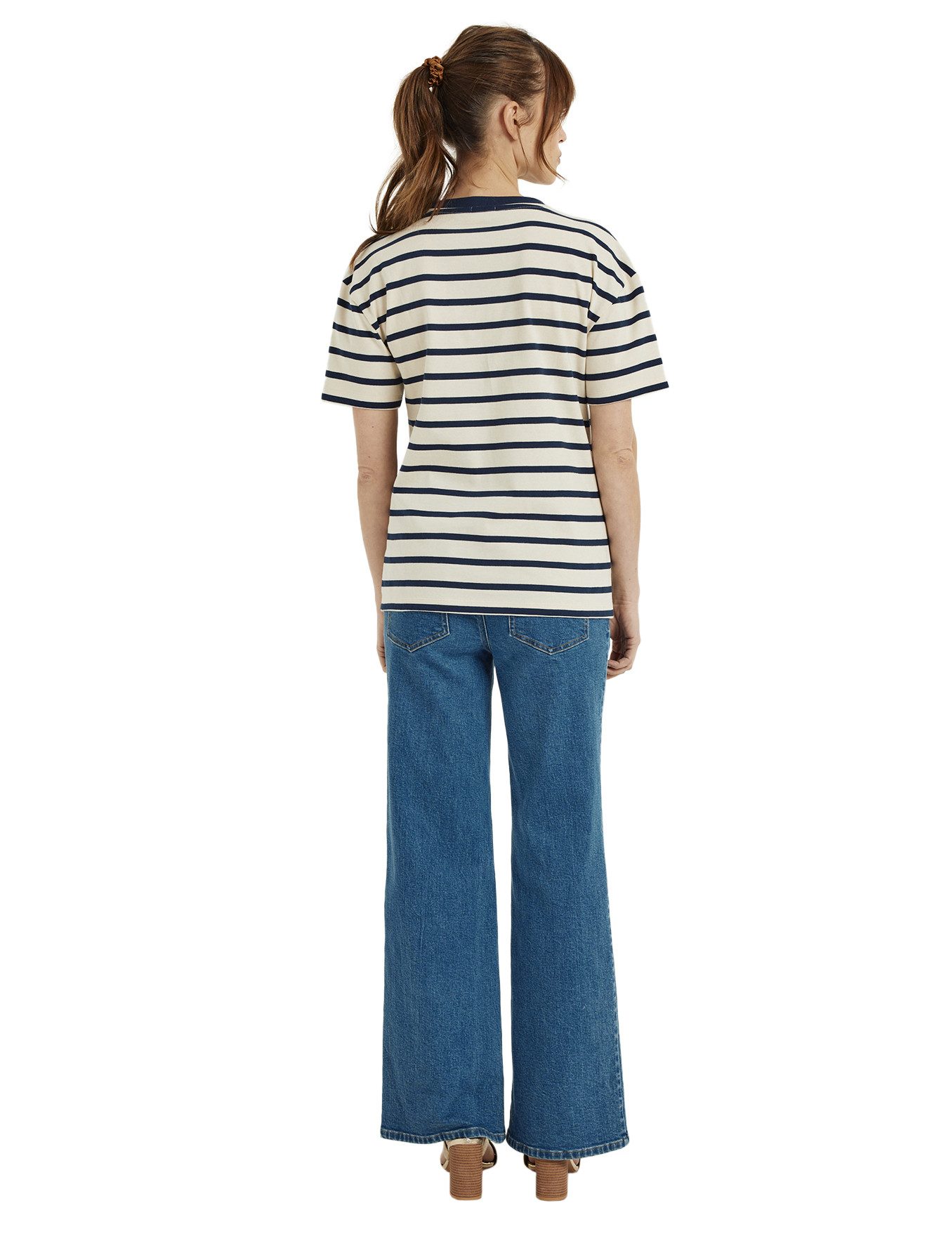 vertbaudet Umstandsshirt Ringelshirt für die Schwangerschaft