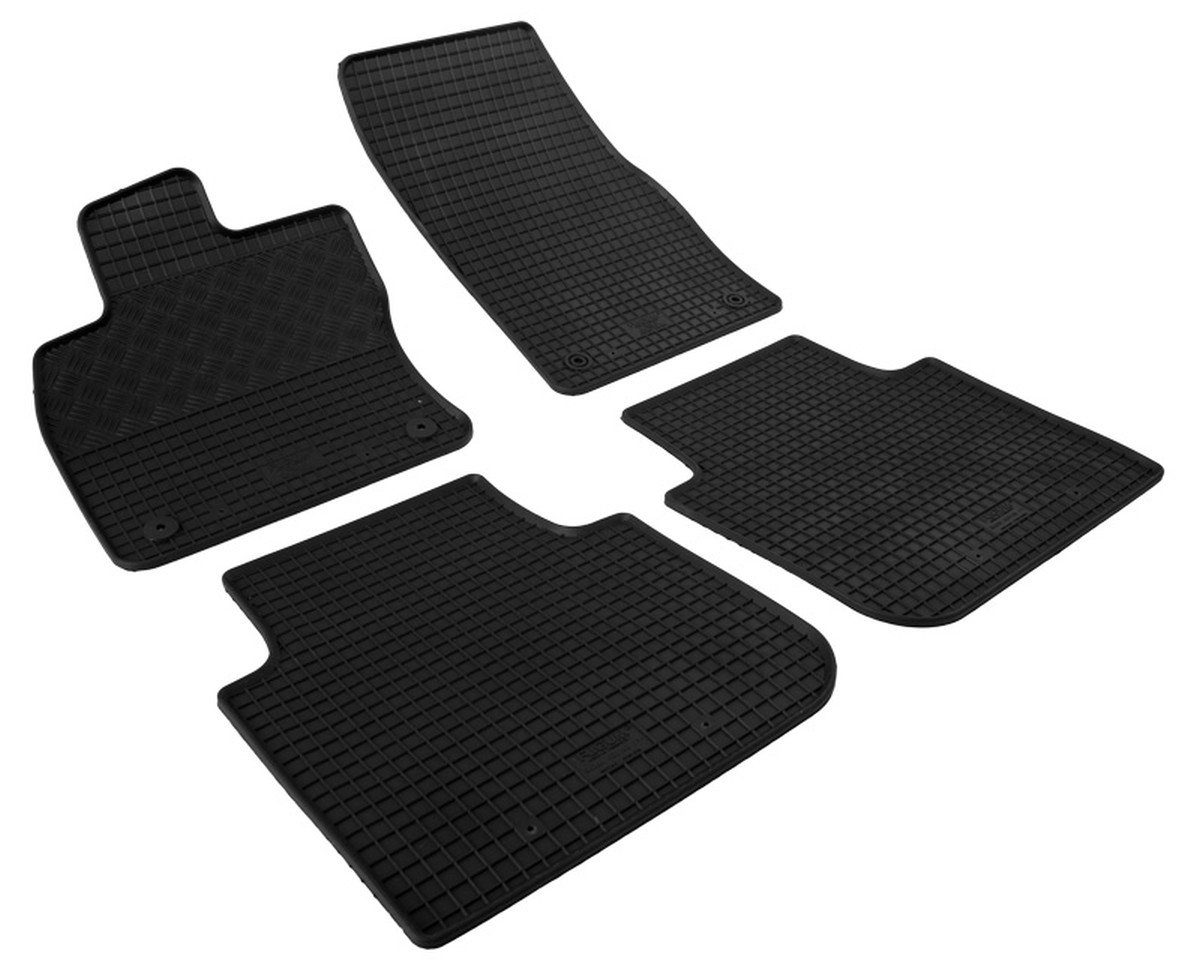 AZUGA Auto-Fußmatten Gummi-Fußmatten passend für Skoda Kodiaq/VW Tiguan Allspace ab 2017/Se, für VW,Seat,Skoda Tarraco,Tiguan Allspace,Kodiaq SUV