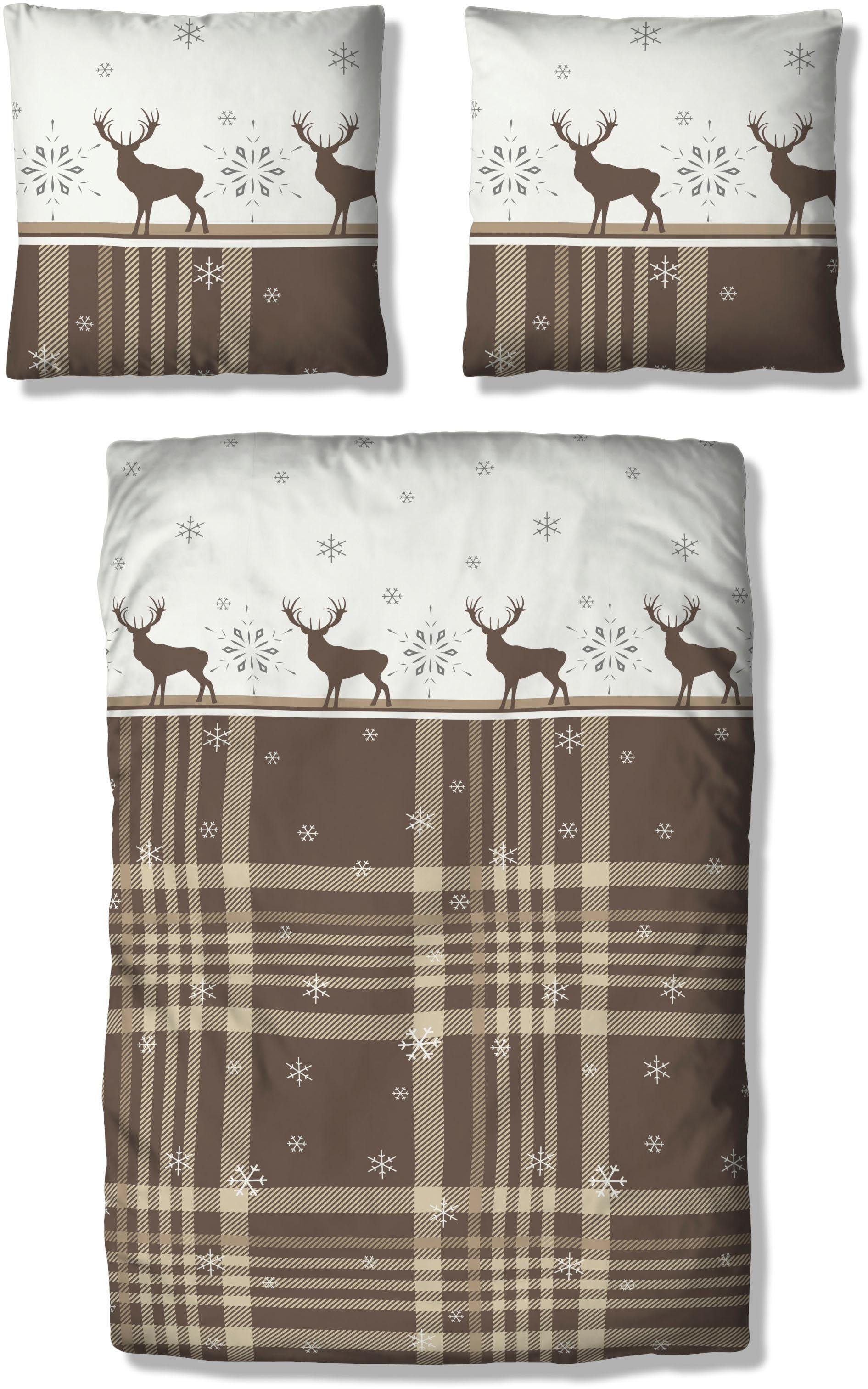 my home Bettwäsche Wenda, Polycotton recycelt, günstig online kaufen