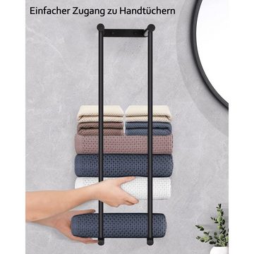 NUODWELL Handtuchhalter Handtuchregal, Große Handtuchhalter Wand Edelstahl Hohe Kapazität