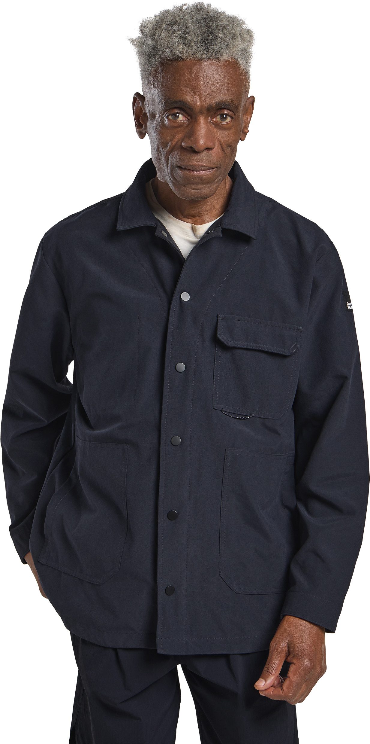 Jack Wolfskin Outdoorhemd TERRACADE OVERSHIRT M Outdoorjacke, Mischung aus Hemd und Jacke