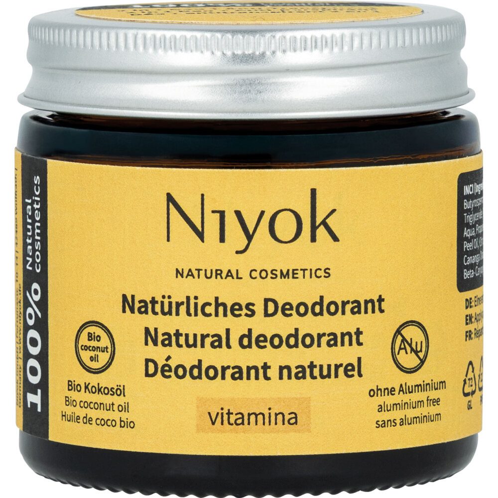 Niyok Deo-Creme Deocreme Vitamina, 40 ml