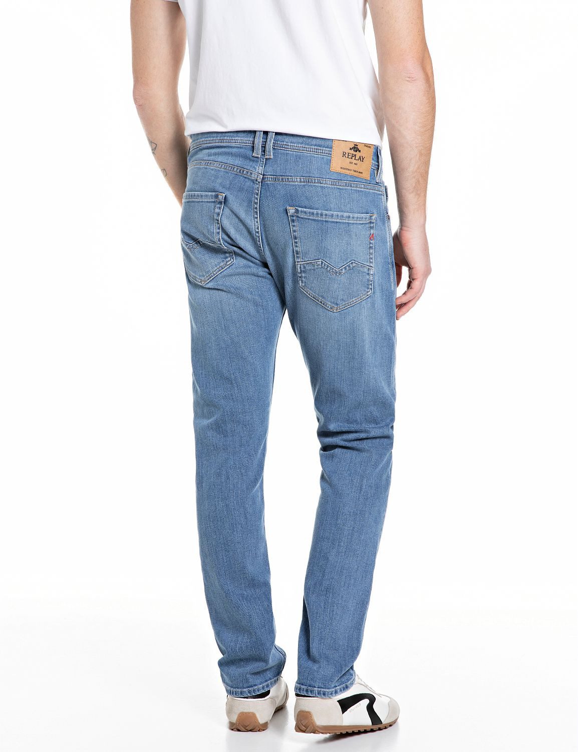 Replay Comfort-fit-Jeans Rocco mit geradem Bein