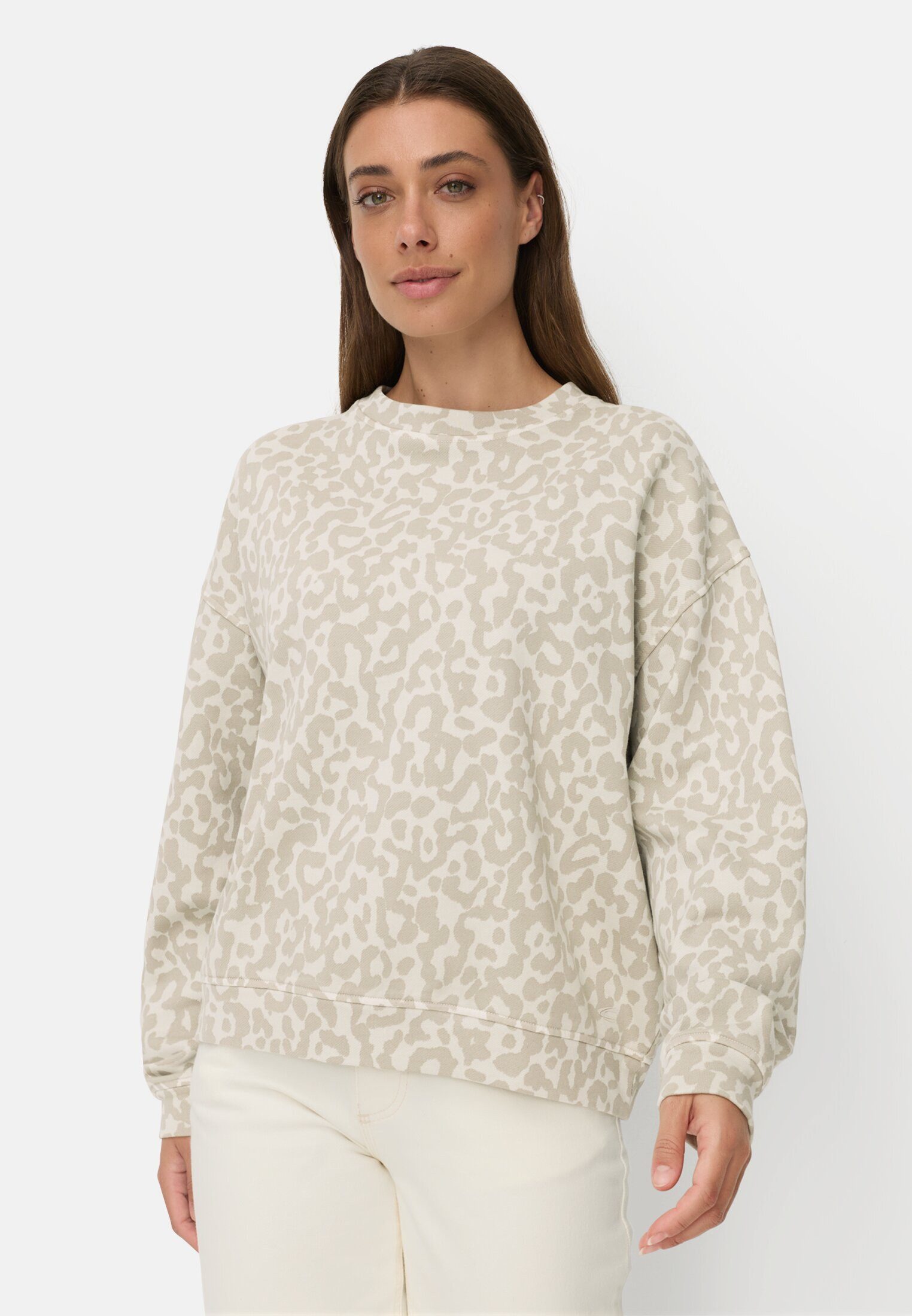 camel active Sweatshirt aus 100% Baumwolle Langarm