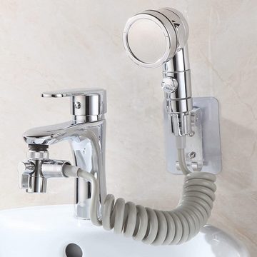 HYTIREBY Waschbeckendusche Externer Duschkopf für Waschbecken Duschkopf mit Schlauch und Ständer, für Haarwäsche oder Reinigung Waschbecken und Bidet