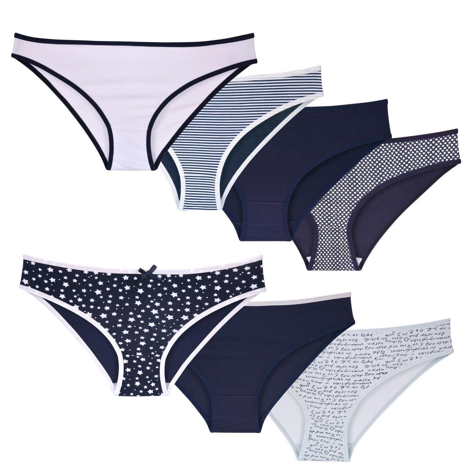 LOREZA Slip »7 Damen Slips Unterhosen Unterwäsche 42-48« (Packung, 7-St)  online kaufen | OTTO