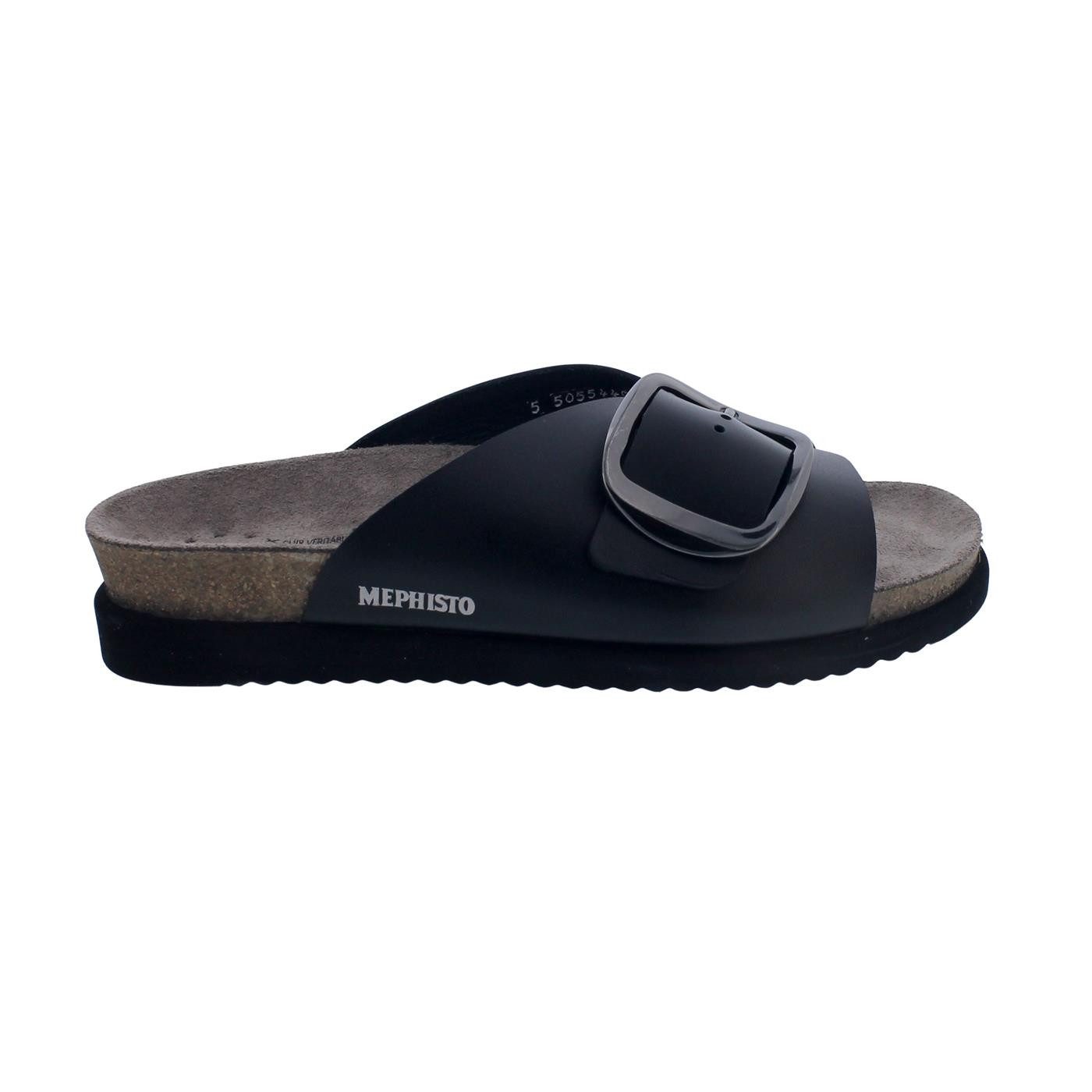 Mephisto Mephisto Hariana Pantolette, Sandanyl 2800 (Glattleder), Schwarz, günstig online kaufen