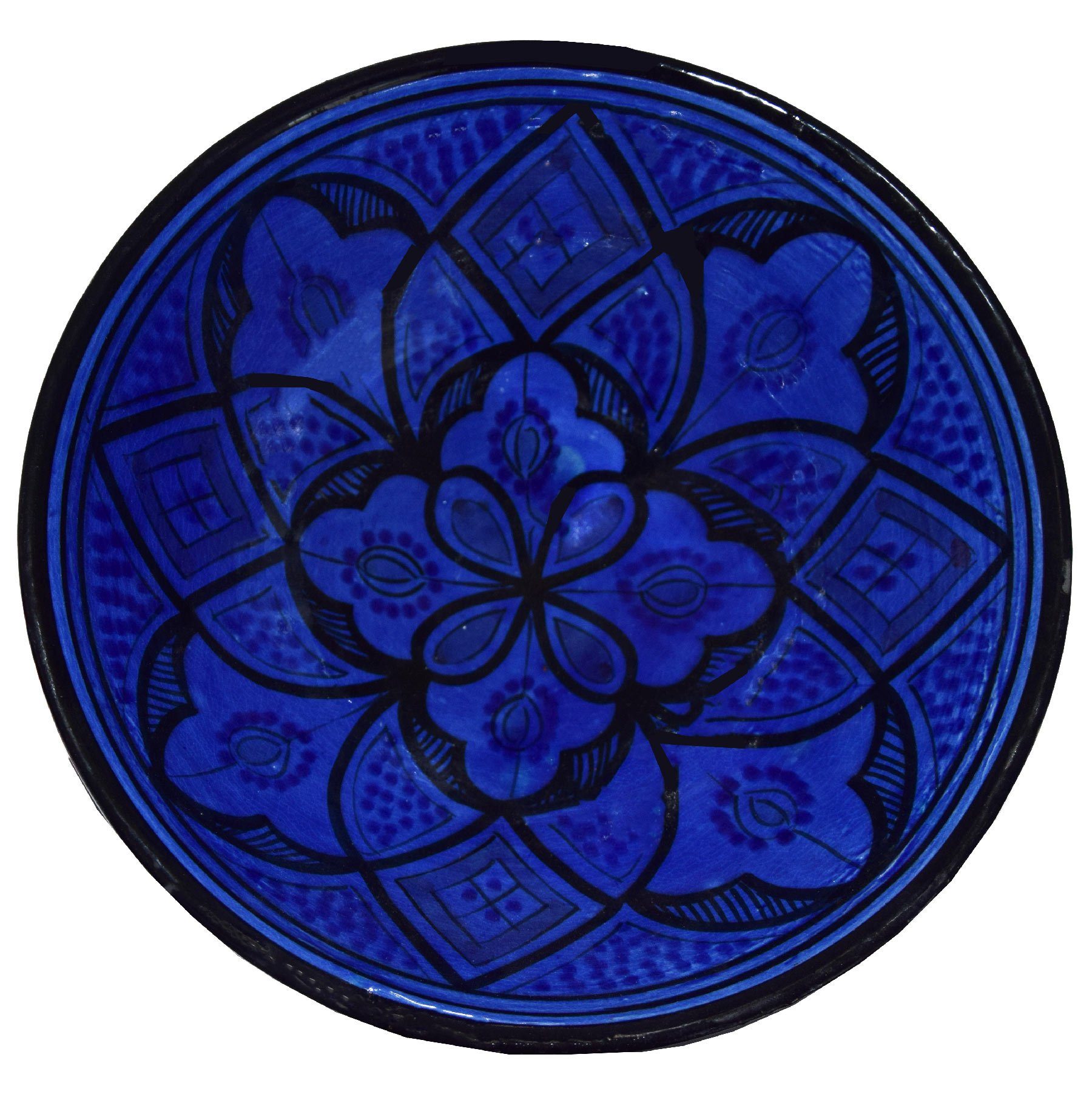SIMANDRA Schüssel Orientalische marokkanische Keramikschale, Keramik, (XXL, 1-tlg), handrabeit