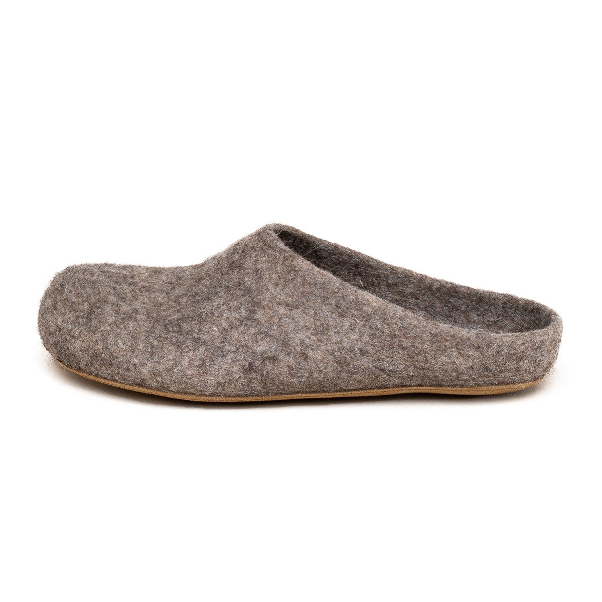 Magicfelt Filz Pantoffel (1-tlg) Pantoffeln - Aus 100% reiner Shetlandwolle, Mit Ledersohle