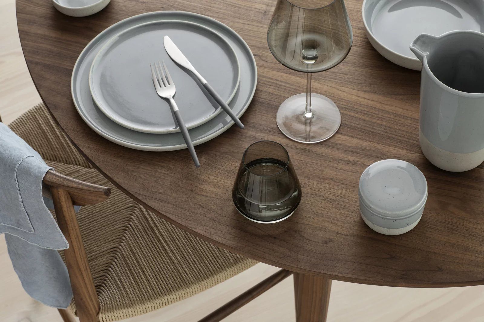 blomus Glas -BELO- Designer-Trinkgläser im 4er-Set aus mundgeblasenem Glas, Glas, 280 ml, mundgeblasen, Geschliffener Rand, Spülmaschinengeeignet