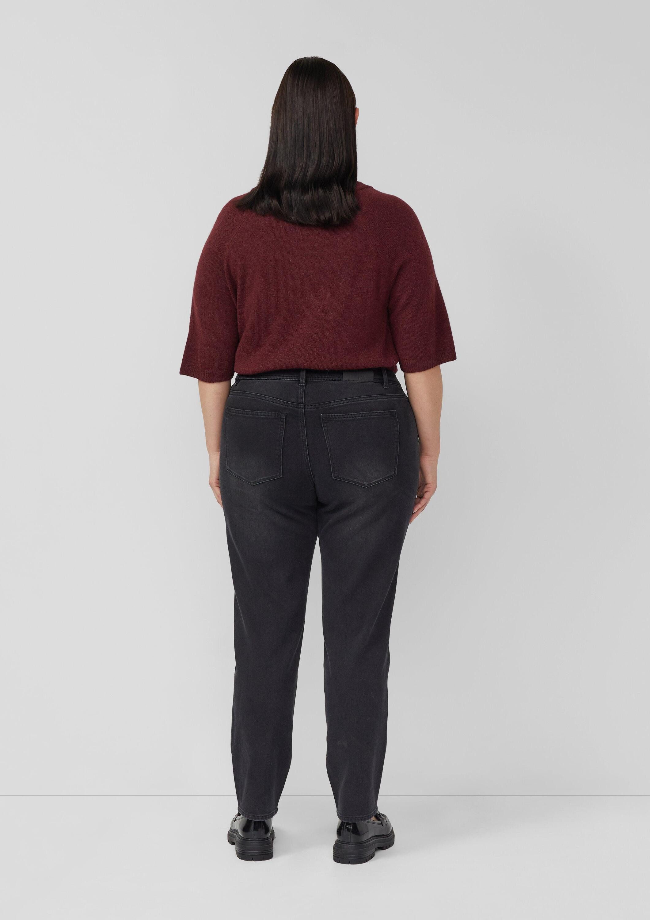 s.Oliver Slim-fit-Jeans Jeans-Hose Jeans / Curvy Fit / Mid Rise / Slim Tapered Leg / cosy inside
