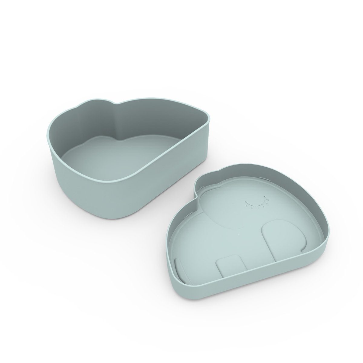 Done by Deer Lunchbox Brotdose Elphee Blau Brotbüchse Vesperdose Kinder, Spülmaschinenfest, Nicht in der Mikrowelle verwenden