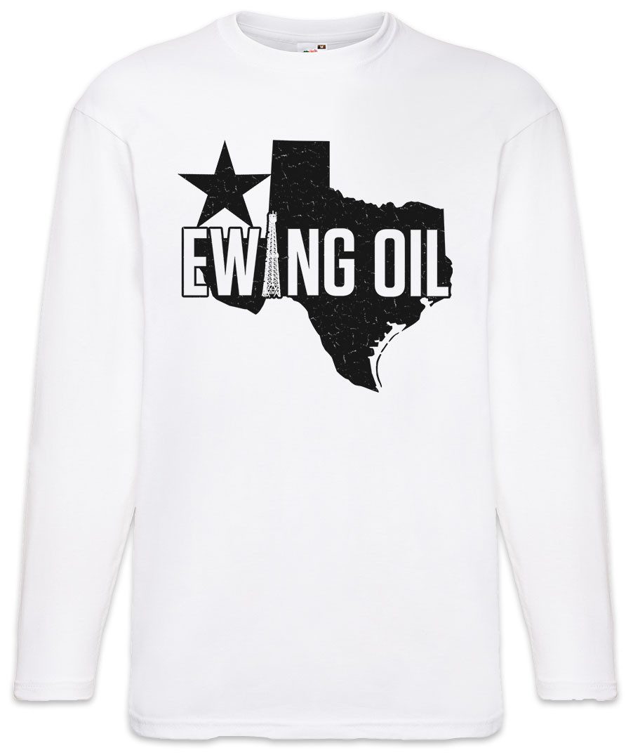 Langarmshirt Ewing Oil B2 Langarm T-Shirt Logo Texas Symbol Dallas State TV Series