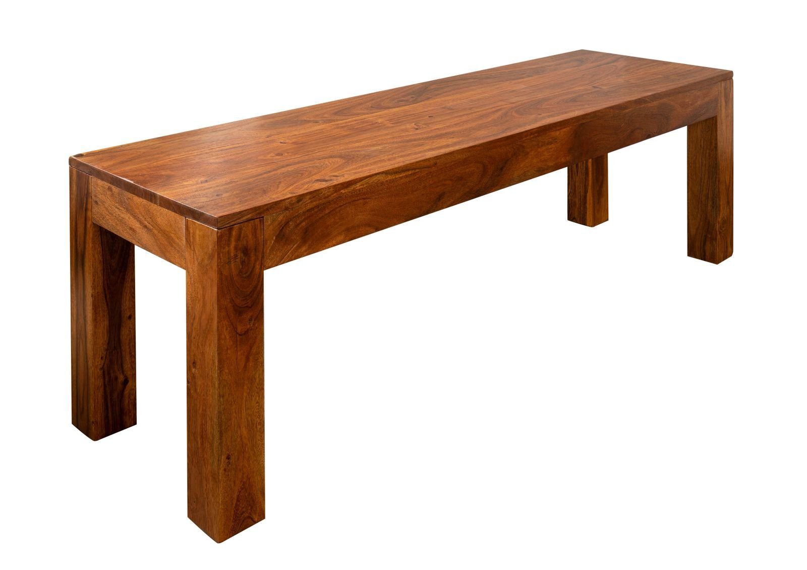 Massivmoebel24 Bank OXFORD (Bank Akazie 100x35x45 honig lackiert OXFORD #12), Bank Akazie 100x35x45 honig lackiert OXFORD #12