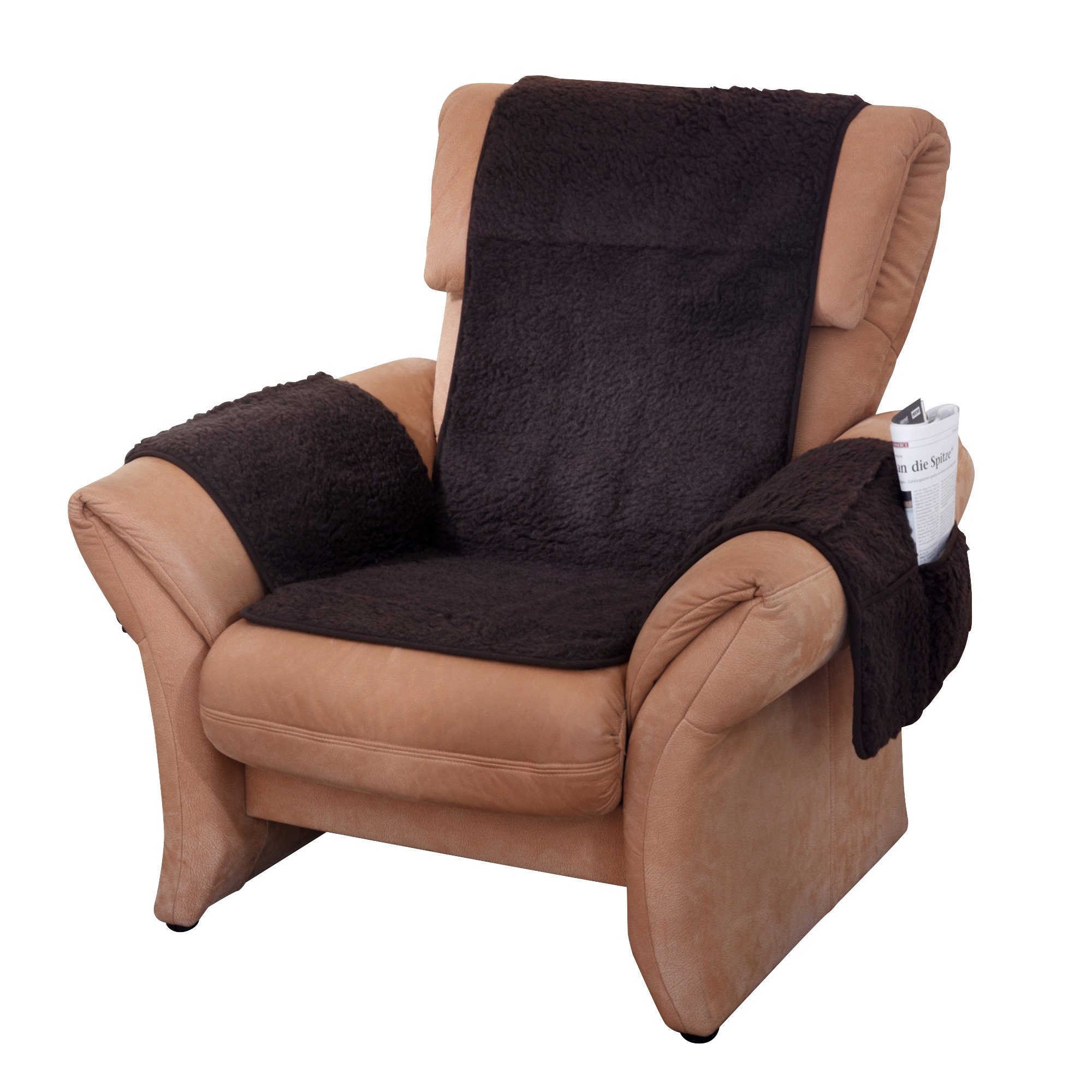 Erwin Müller Sesselschoner Sesselschoner, Schurwolle Uni