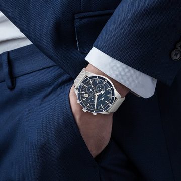 Rhodenwald & Söhne Chronograph Classic silber, mit Quarzwerk