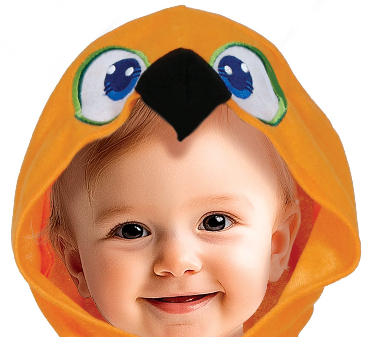 Fiestas Guirca Kostüm, Papageien Karnevalsfigur Buntes Vogelkarneval Outfit Tierisch Karneval