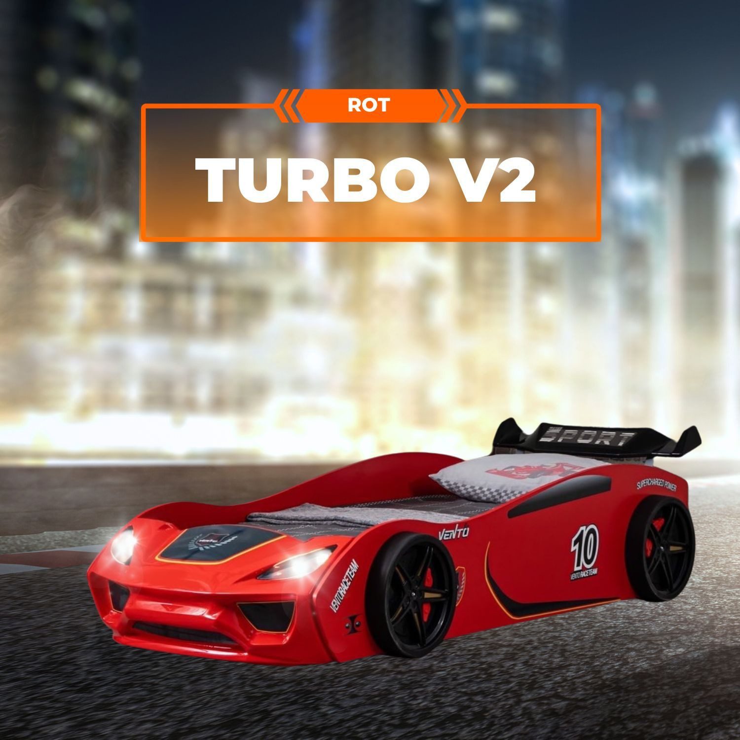 TRAUMMÖBEL Autobett TURBO V2 (Komplett-Set Bett günstig online kaufen