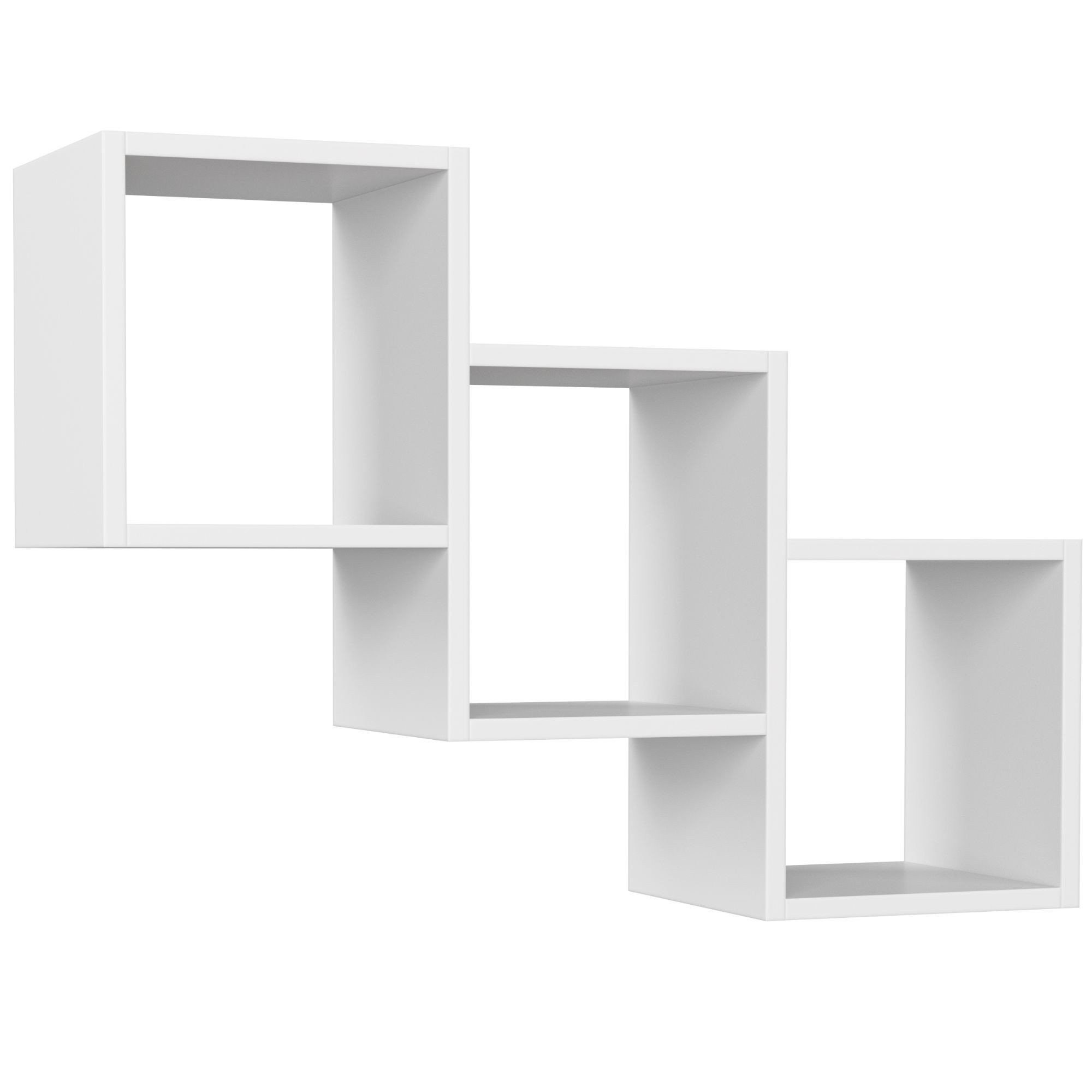 Raumhirsch Furniture Hängeregal Wandregal aus Laminat - Modernes Design für Jeden Raum - Bücherregal, Hochwertiges Hängeregal mit unsichtbarer Halterung, 60x20 cm