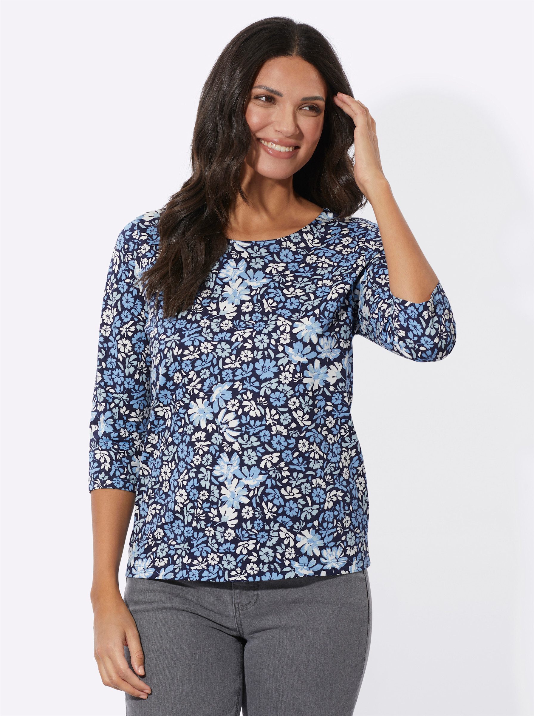 Sieh an! T-Shirt 3/4-Arm-Shirt günstig online kaufen