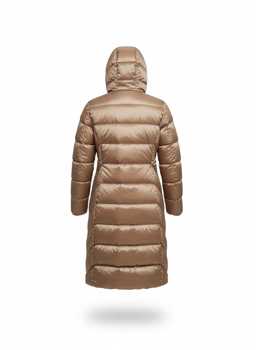 Parajumpers Daunenmantel PJS LEAH - Daunenmantel MIT KAPUZE extra lang für Damen Sun Kissed