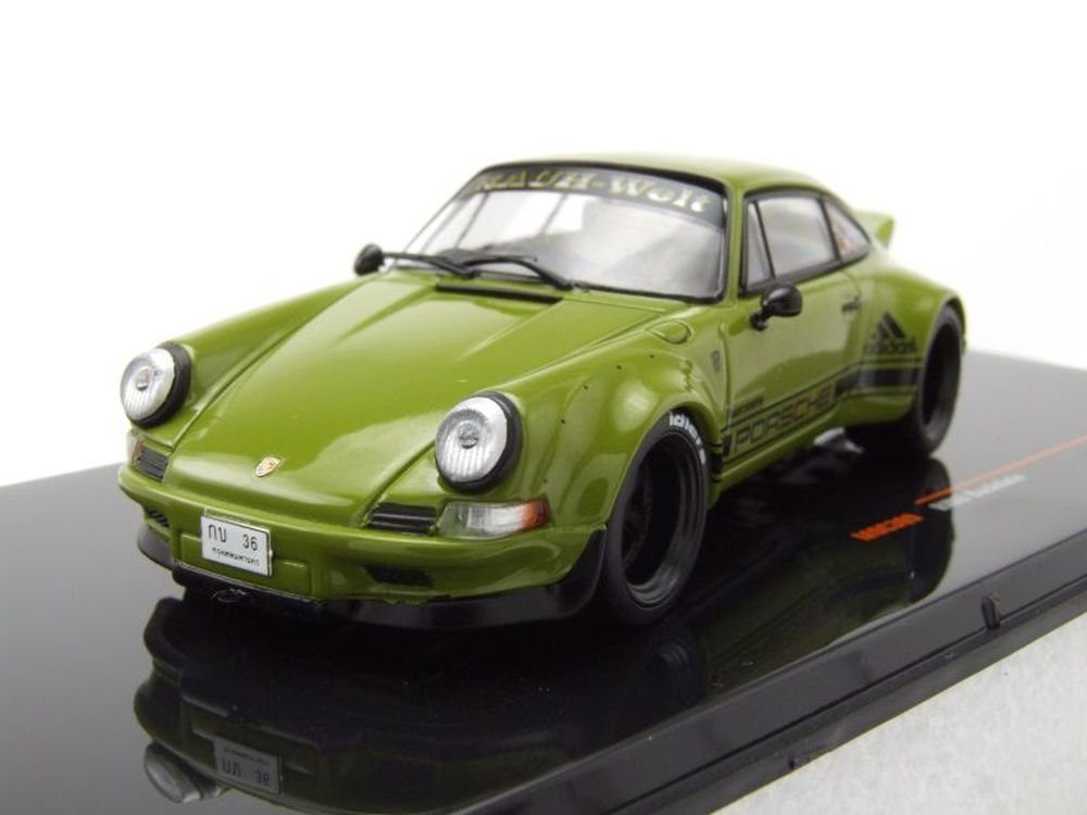 ixo Models Modellauto Porsche 911 RWB Rauh-Welt oliv Modellauto 1:43 ...