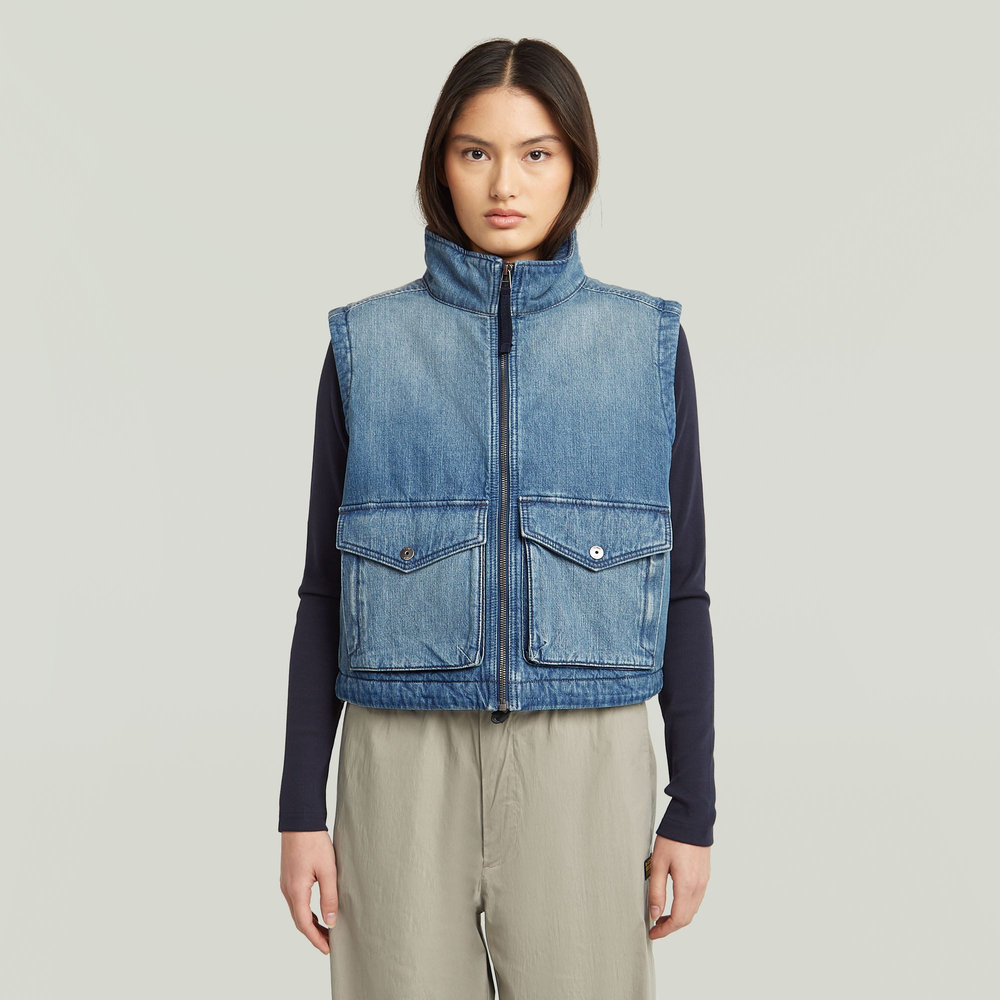 G-STAR Anorak 2-Pkt Padded Zip Vest wmn