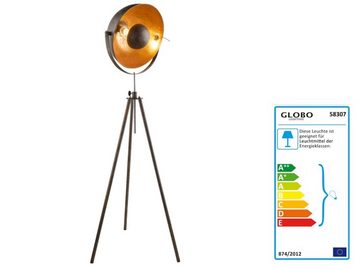 Globo Stehlampe Stehlampe Wohnzimmer Stehleuchte verstellbar Industrie Dreibein rost