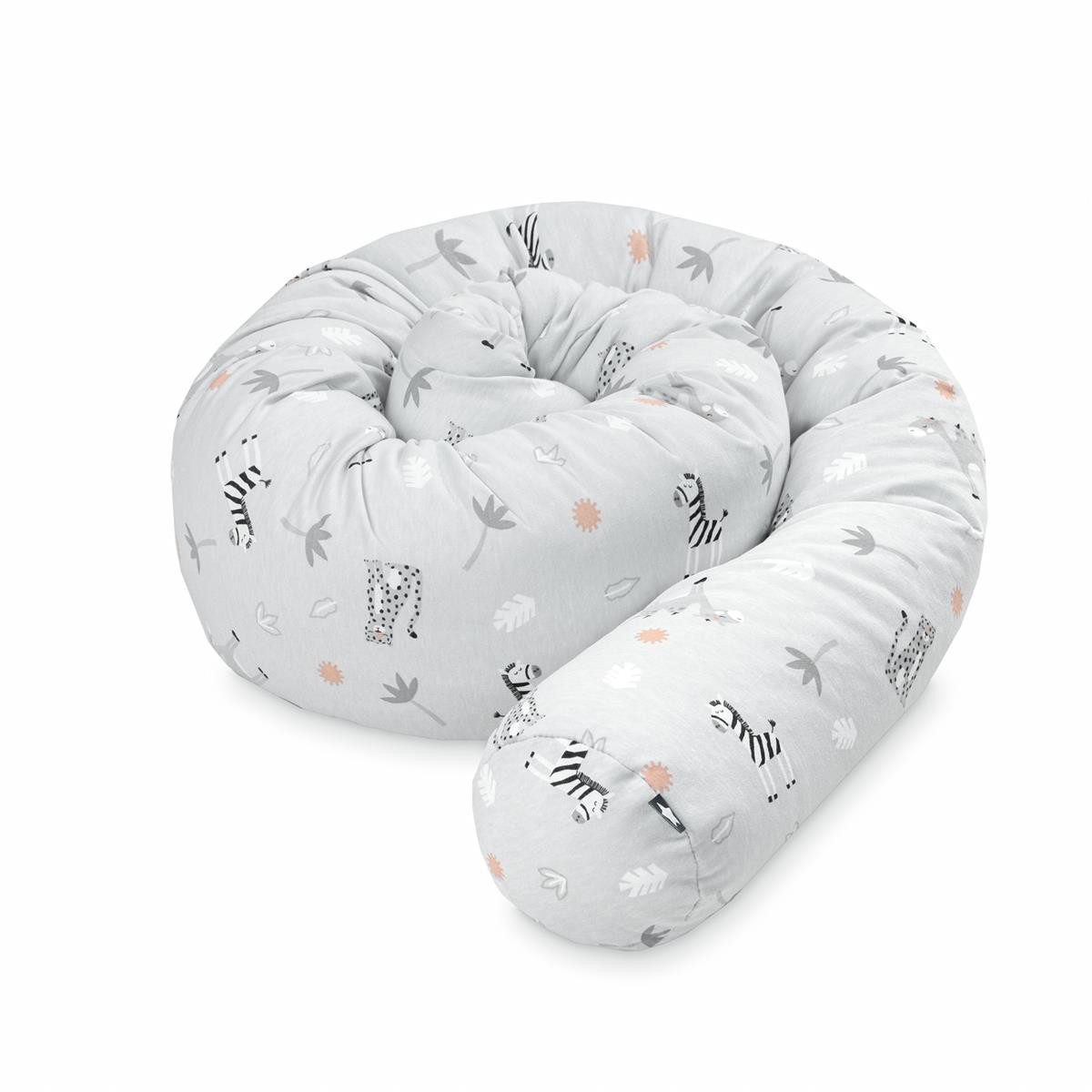 Kuschelnest Savanne grau Bettschlange Jersey 180