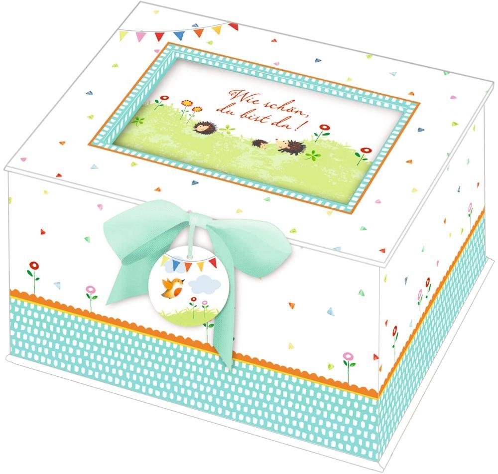 COPPENRATH DIE SPIEGELBURG Notizbuch Baby-Schatzkästchen - Wie schön, du bist da!