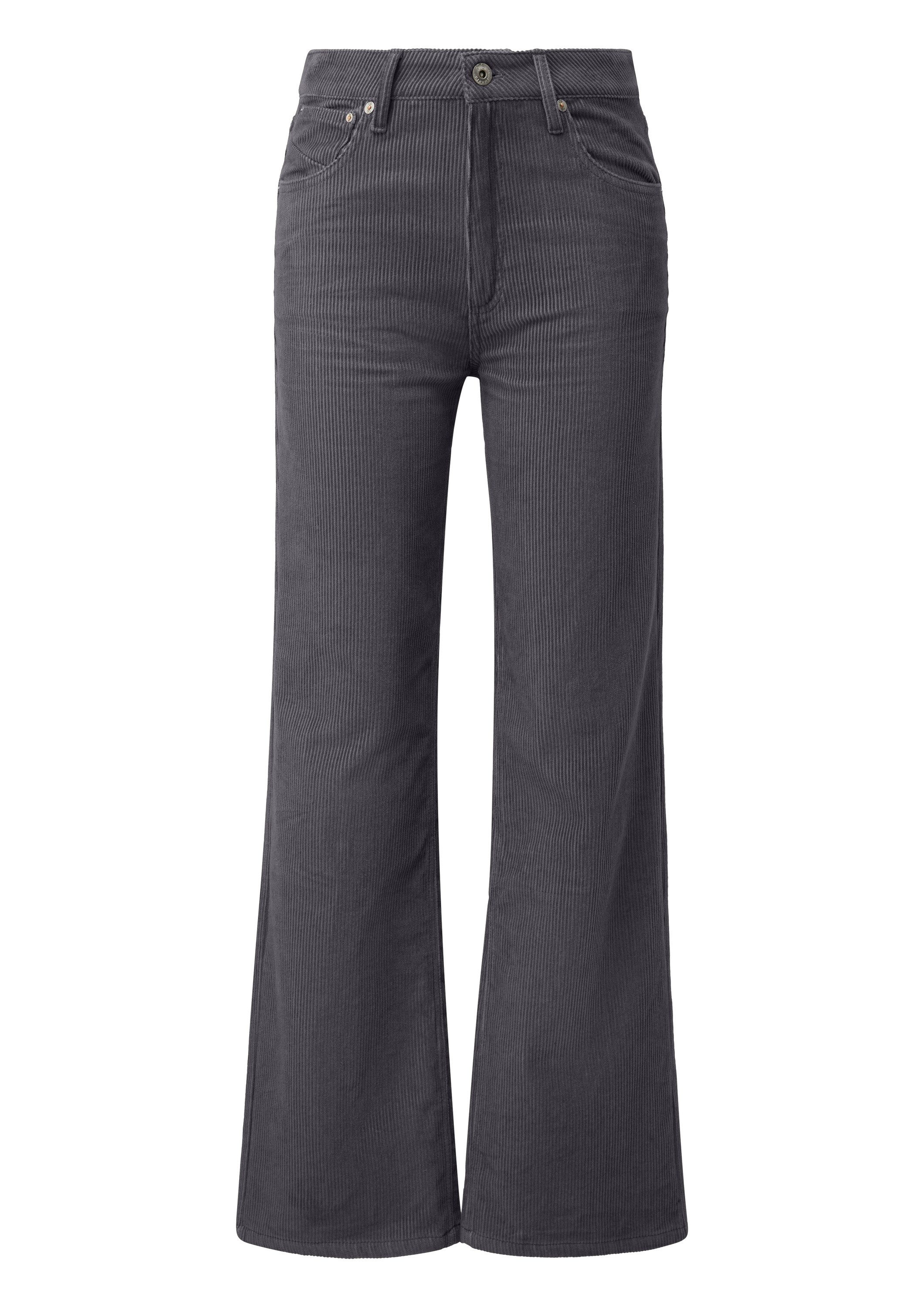 QS Chinos Hose Cordhose mit weitem Bein günstig online kaufen