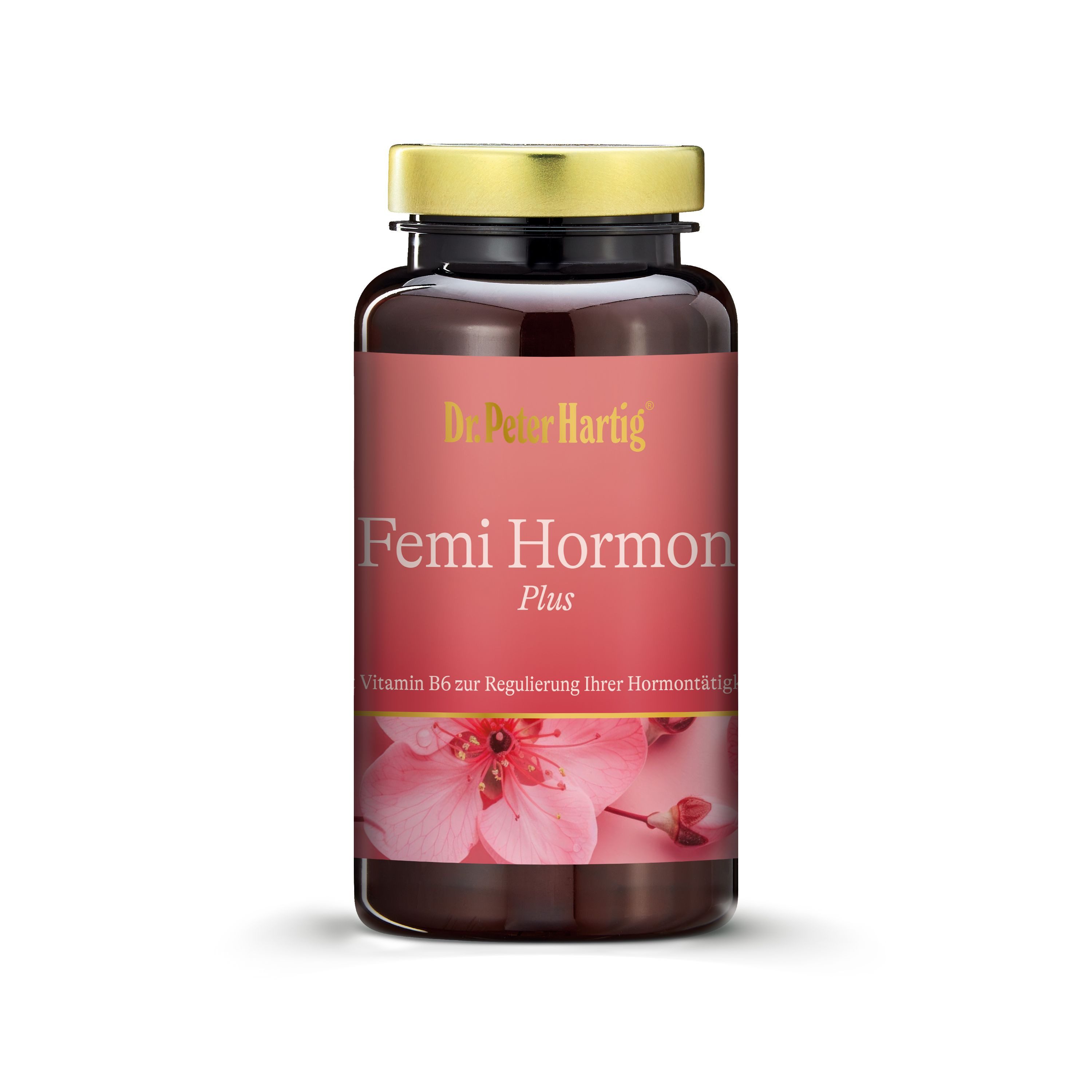 Dr. Peter Hartig Femi Hormon Plus mit Yamswurzel Ashwagandha Shatavari Vitamin B6 Kapsel, 120 Kapseln, 2-Monats-Vorrat à 60 g