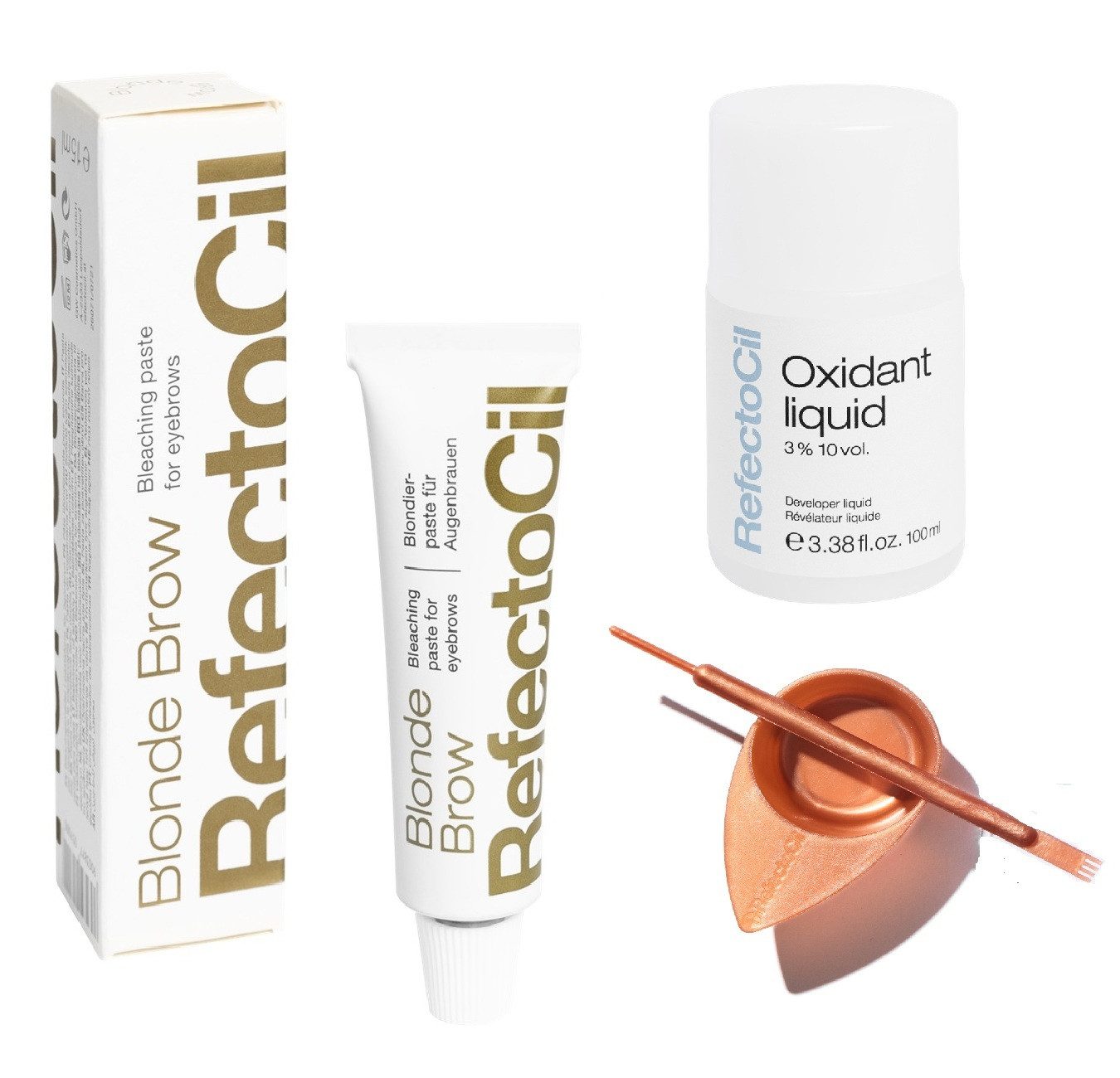 Refectocil Wimpernfarbe RefectoCil Augenbrauen- & Wimpernfarbe mit Oxidant 100 ml & Applikator