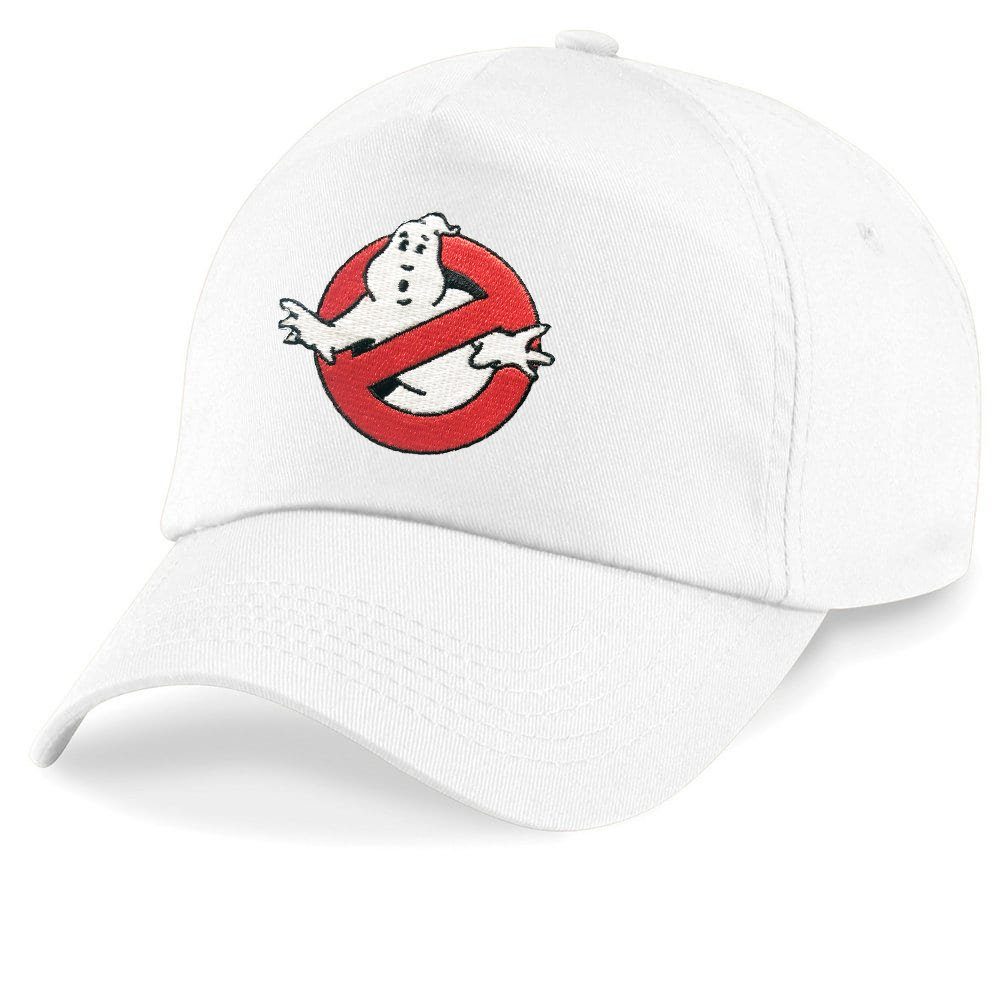 Blondie & Brownie Baseball Cap Kinder Ghostbusters Geisterjäger Patch Stick Slime Kino One Size Weiss