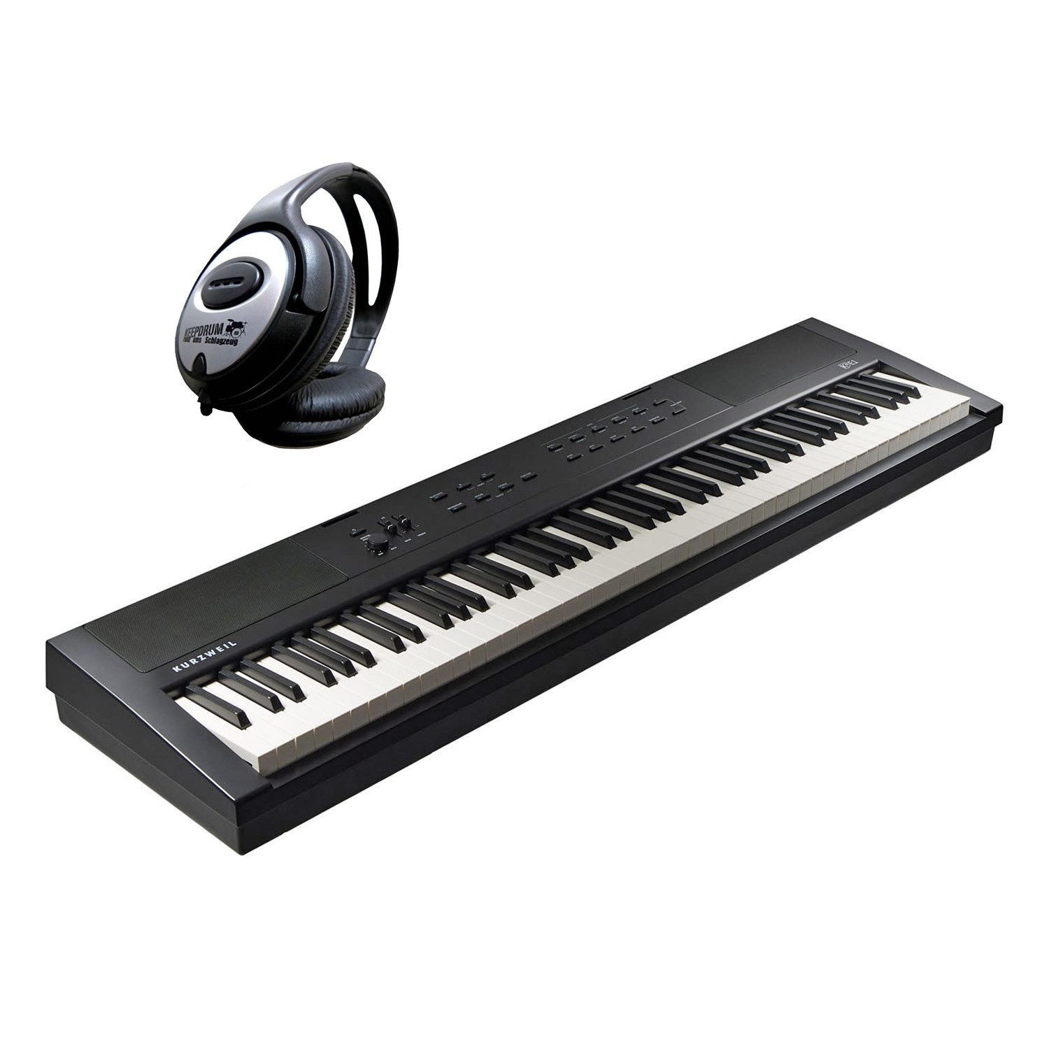 Stage-Piano Kurzweil Stage Piano KAE1-LB 88 Tasten mit Kopfhörer