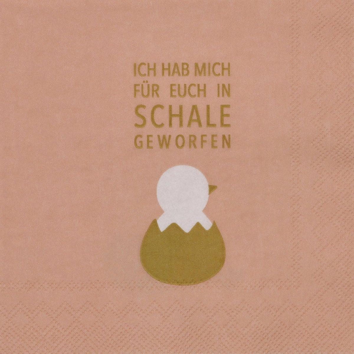 Räder Papierserviette Design Cocktailserviette In Schale Geworfen (20-teilig)