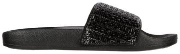 Skechers POP UPS NEW SPARK Pantolette, Sommerschuh, Schlappen mit funkelnder Bandage