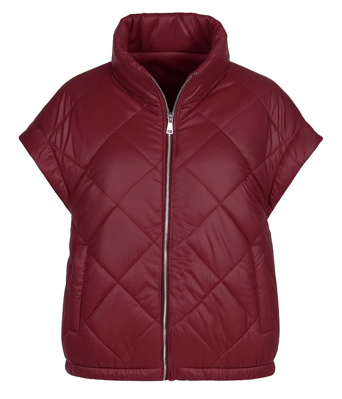 simaranda Steppweste Ärmellose Jacke kurz Outdoor Weste 5684 mit Stehkragen