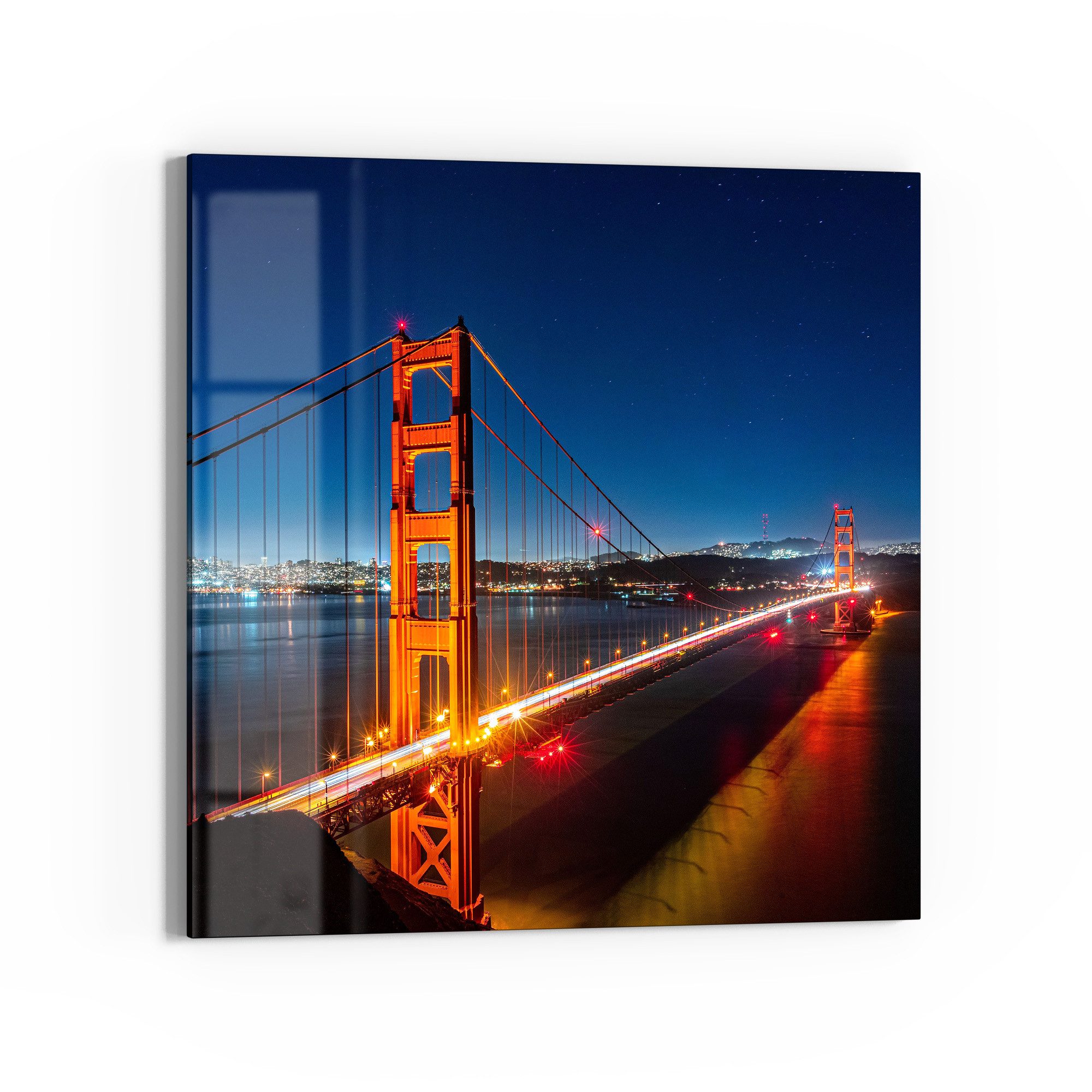 DEQORI Glasbild 'San Francisco bei Nacht', günstig online kaufen