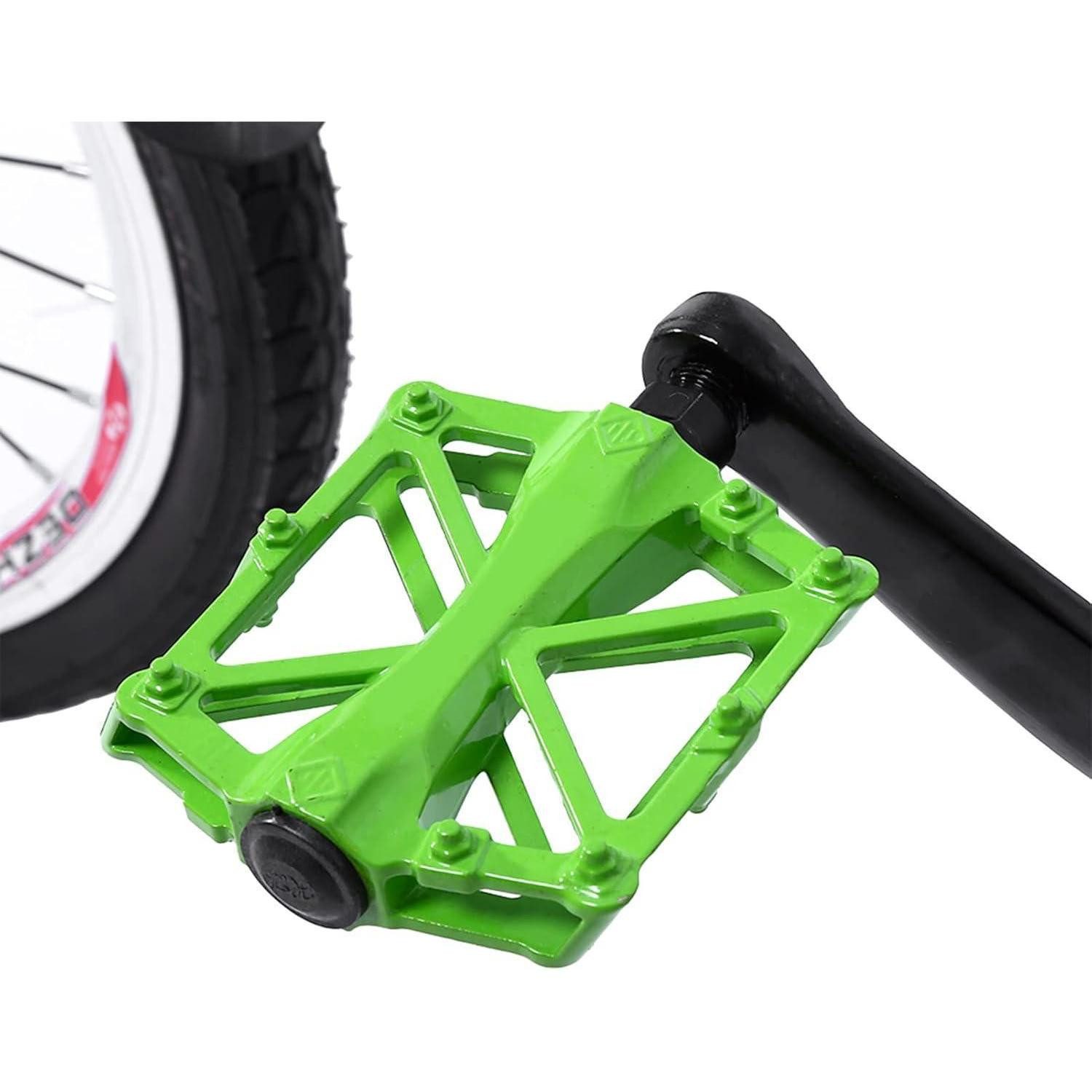 LuxusKollektion Plattformpedale MTB-Pedale Aluminium Grün 1 Paar