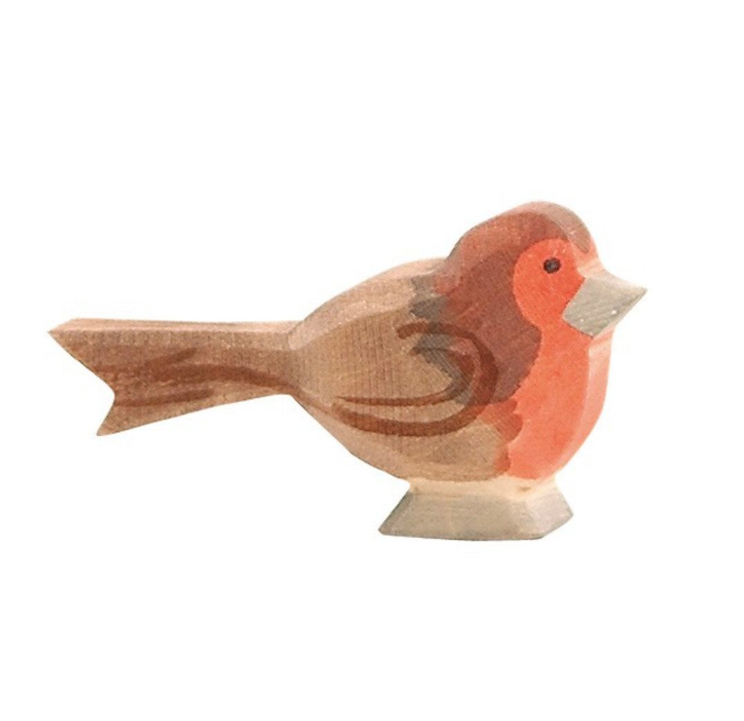 Ostheimer Spielfigur Rotkehlchen, Vogel, Holztier, Spieltier, (Set, 1-tlg., 1), Made in Germany